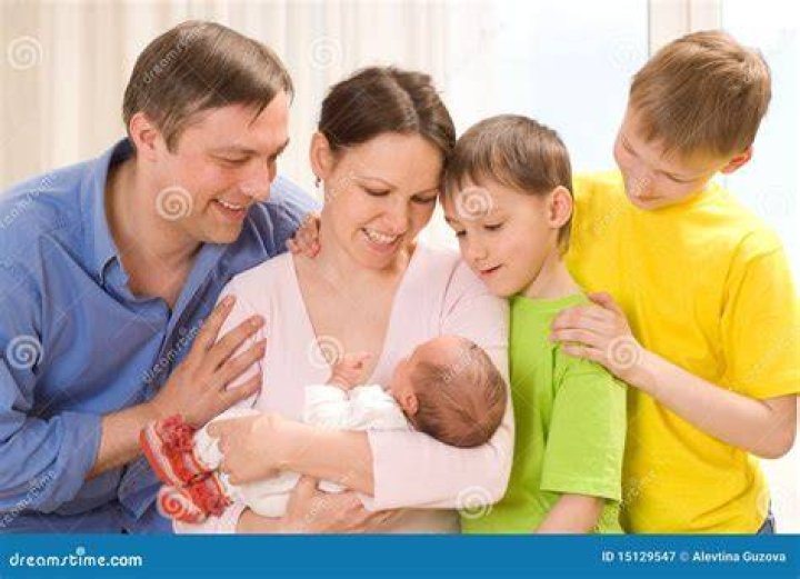 A couple with three children outdoors | Source: Shutterstock