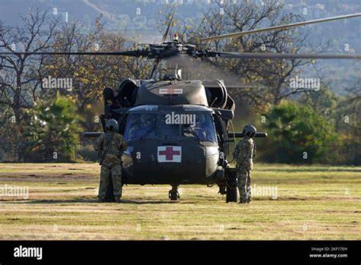 A medical helicopter landed on the Mall at around 7.30pm to airlift Santiago, who was found suffering from a gunshot wound. A gun was recovered from the scene