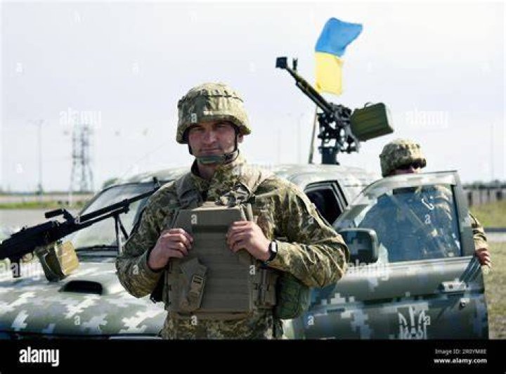 A Ukrainian serviceman on a position in the city of Severodonetsk of Luhansk area. Ukrainian forces have been given the order to retreat, according the the mayor of Luhansk