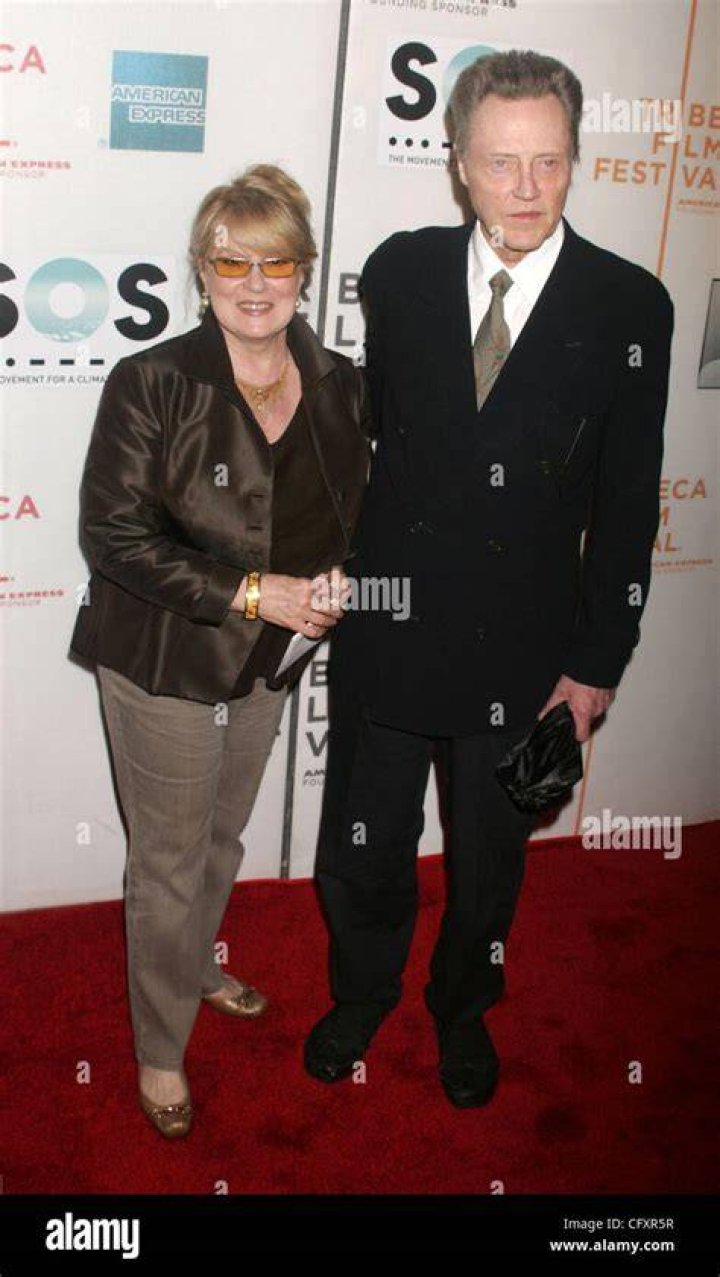 Actor Christopher Walken and wife Georgianne Walken at the hand and footprints ceremony honoring Christopher Walken at the Grauman's Chinese Theatre on October 8, 2004 in Hollywood, California. | Source: Getty Images