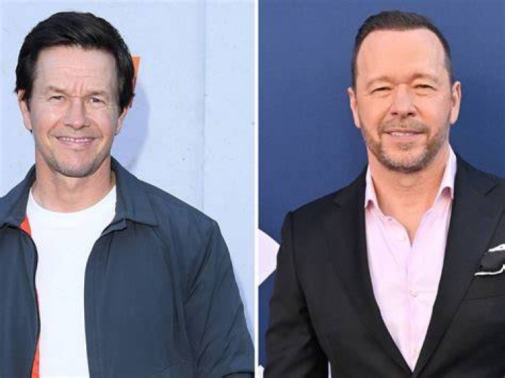 Actor Donnie Wahlberg with his sister, Tracy, and brothers actor Mark Wahlberg and Bob Wahlberg at the opening of "Southie," at the at Kendall Square Cinema. / Source: Getty Images
