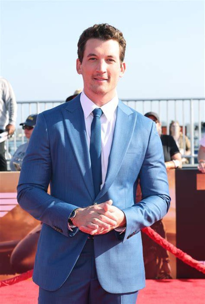 Actor Miles Teller at a 2019 Phillies game.