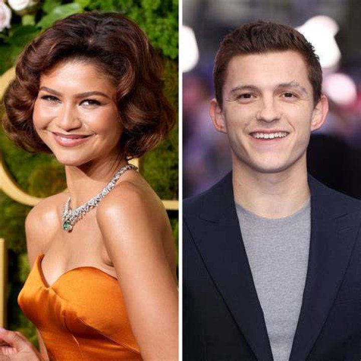 Actress Zendaya and actor Tom Holland.