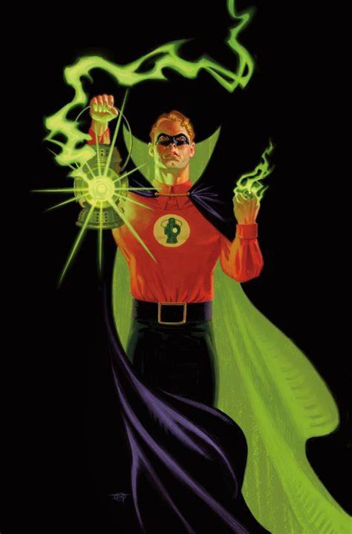 Alan Scott yells at Lantern