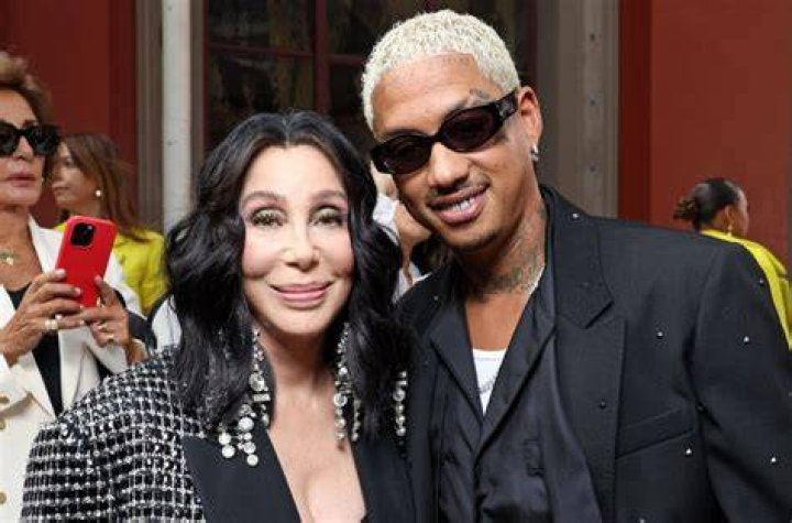 Alexander Edwards and Cher in West Hollywood, California on March 09, 2023 | Source: Getty Images