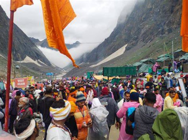 Amarnath Yatra Suspended Due To Heavy Rain Amarnath Yatra Suspended Due To Heavy Rain