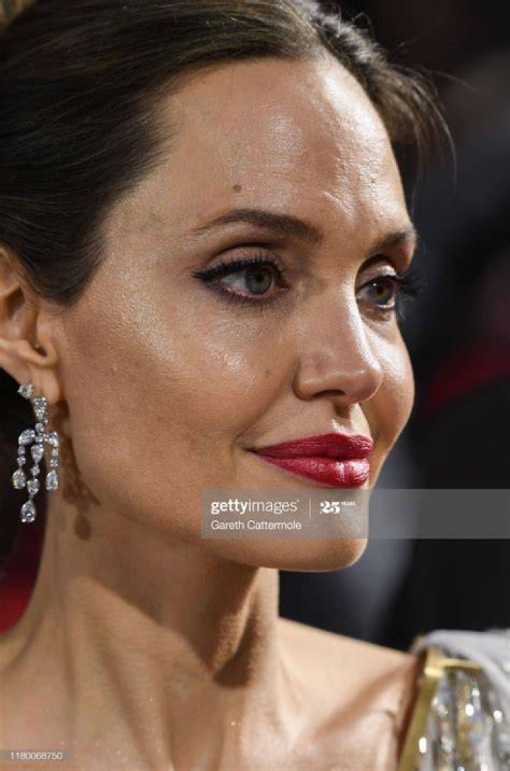 Angelina Jolie during the European premiere of "Maleficent: Mistress of Evil" at Odeon IMAX Waterloo on October 09, 2019, in London, England. | Source: Getty Images