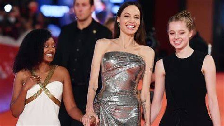 Angelina Jolie, Shiloh Nouvel Jolie-Pitt and Zahara Marley Jolie-Pitt during the premiere of Disney's "Dumbo" at El Capitan Theatre on March 11, 2019, in Los Angeles, California. | Source: Getty Images