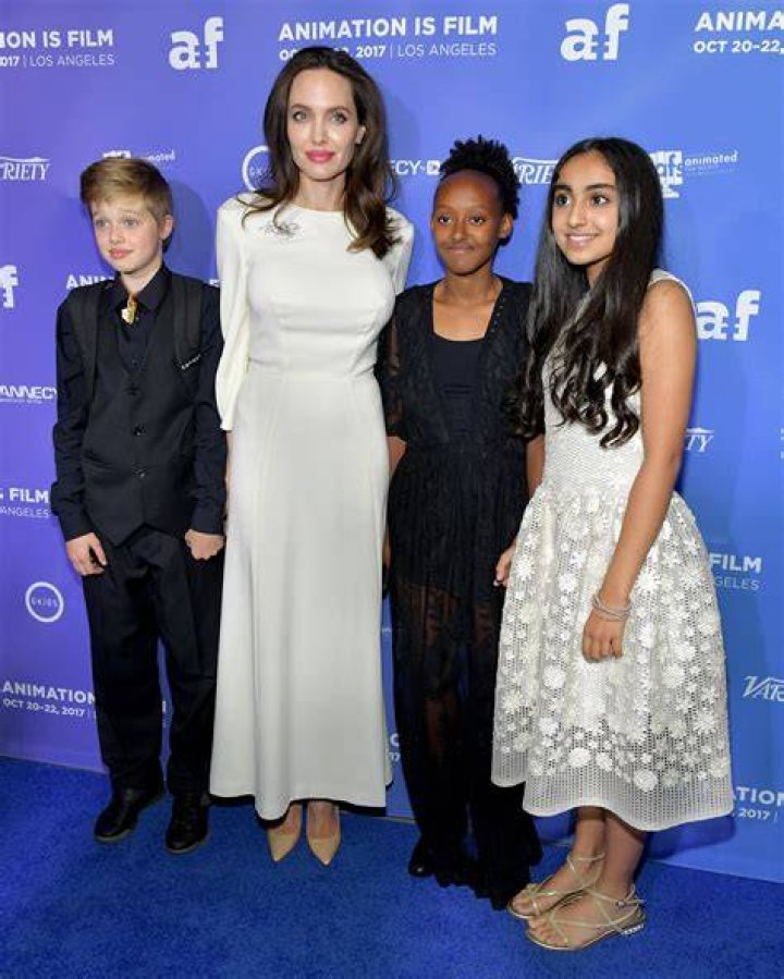 Angelina Jolie with her daughters Shiloh and Zahara in Italy, in 2021. | Source: Getty Images