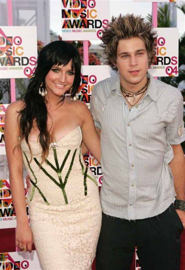 Ashlee Simpson and Ryan Cabrera at the My Scene Goes Hollywood Celebrity Retreat on August 14, 2005 | Source: Getty Images