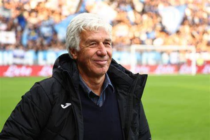 Atalanta coach Gian Piero Gasperini during the match on January 23, 2021