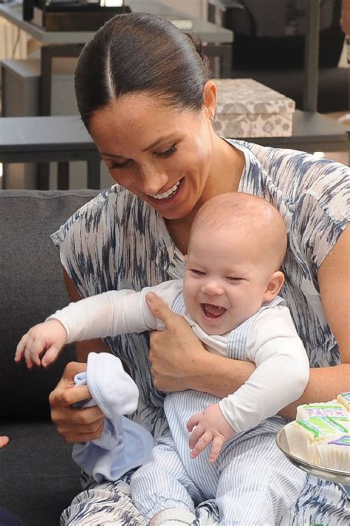 Baby Archie made his first appearance on the royal tour when he met Archbishop Desmond Tutu with his proud mother and father, the Duke and Duchess of Sussex