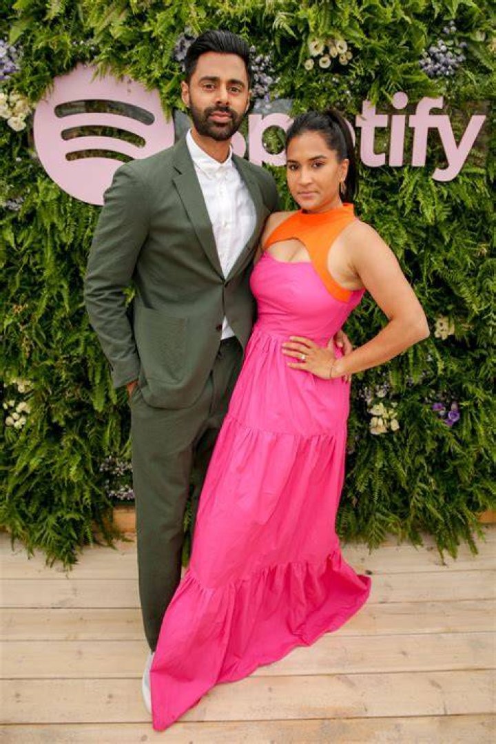 Beena Patel and Hasan Minhaj attend the 16th Annual Stand Up For Heroes Benefit presented by Bob Woodruff Foundation and NY Comedy Festival at David Geffen Hall on November 07, 2022 in New York City | Source: Getty Images
