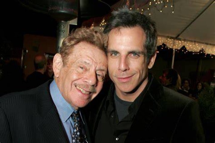 Ben Stiller and Jerry Stiller arrive at the HELP HAITI - Urban Zen HHRH & The Stiller Foundation Honoring Sean Penn at the Urban Zen Center At Stephan Weiss Studio on February 11, 2011 in New York City. | Source: Getty Images