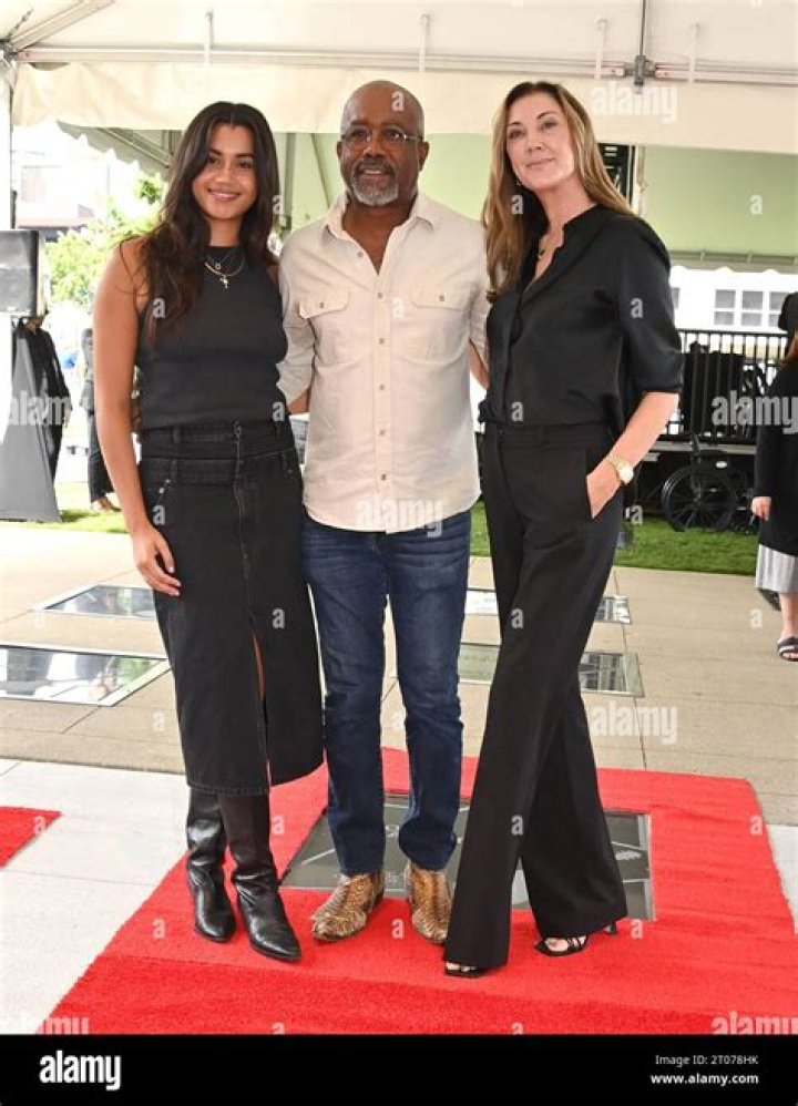 Beth Leonard, Daniella Rose Rucker, Darius Rucker, and Jack Rucker at the 52nd Academy of Country Music Awards on April 2, 2017, in Las Vegas, Nevada. | Source: Getty Images