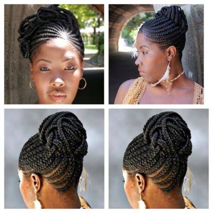Black Barbies Braided hairstyles updo, Box braids hairstyles, Box braids styling