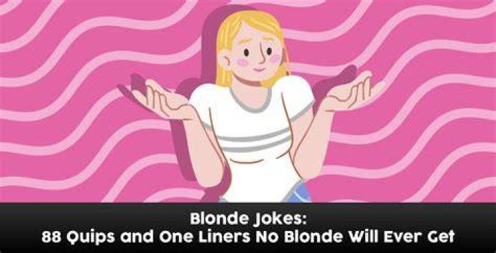 Blonde Jokes 88 Quips and One Liners No Blonde Will Ever Get