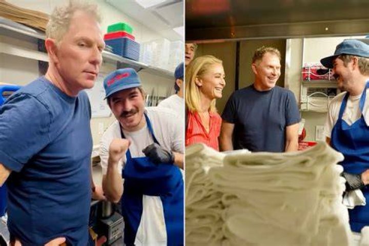 Bobby Flay visits "The Elvis Duran Z100 Morning Show," 2017, New York City. | Photo: Getty Images