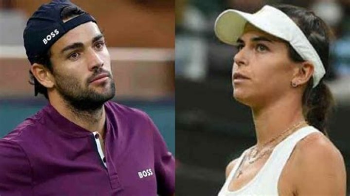 Boyfriend Matteo Berrettini, who is the seventh seed at Wimbledon, delighted admirers when eagerly asking his coach for updates on his 75th seed girlfriend (pictured) during his own match