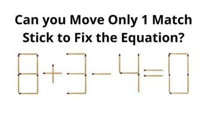 Brain Teaser: Move 1 Stick to Fix The Equation 9+6=5 || Matchstick Puzzles Brain Teaser: Move 1 Stick to Fix The Equation 9+6=5 || Matchstick Puzzles