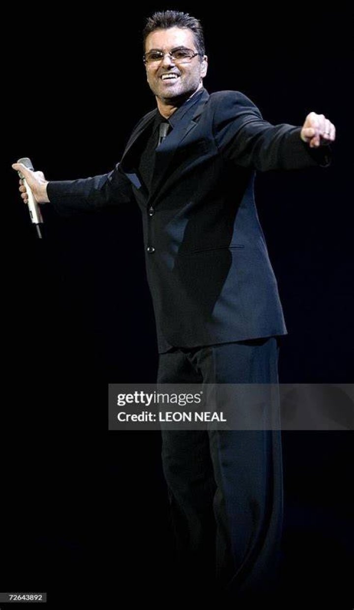 British singer George Michael at the Live Aid Concert in Wembley Stadium, London. | Source: Getty Images