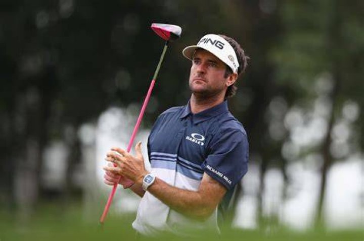 Bubba Watson of the United States reacts to a shot on the 13th hole during the first round of the Genesis Invitational on February 13, 2020 | Photo: Getty Images