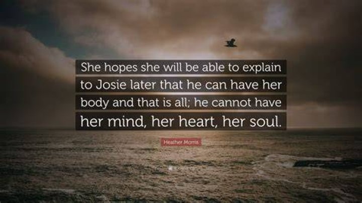 But she hopes that she'll find someone once day to grow old with