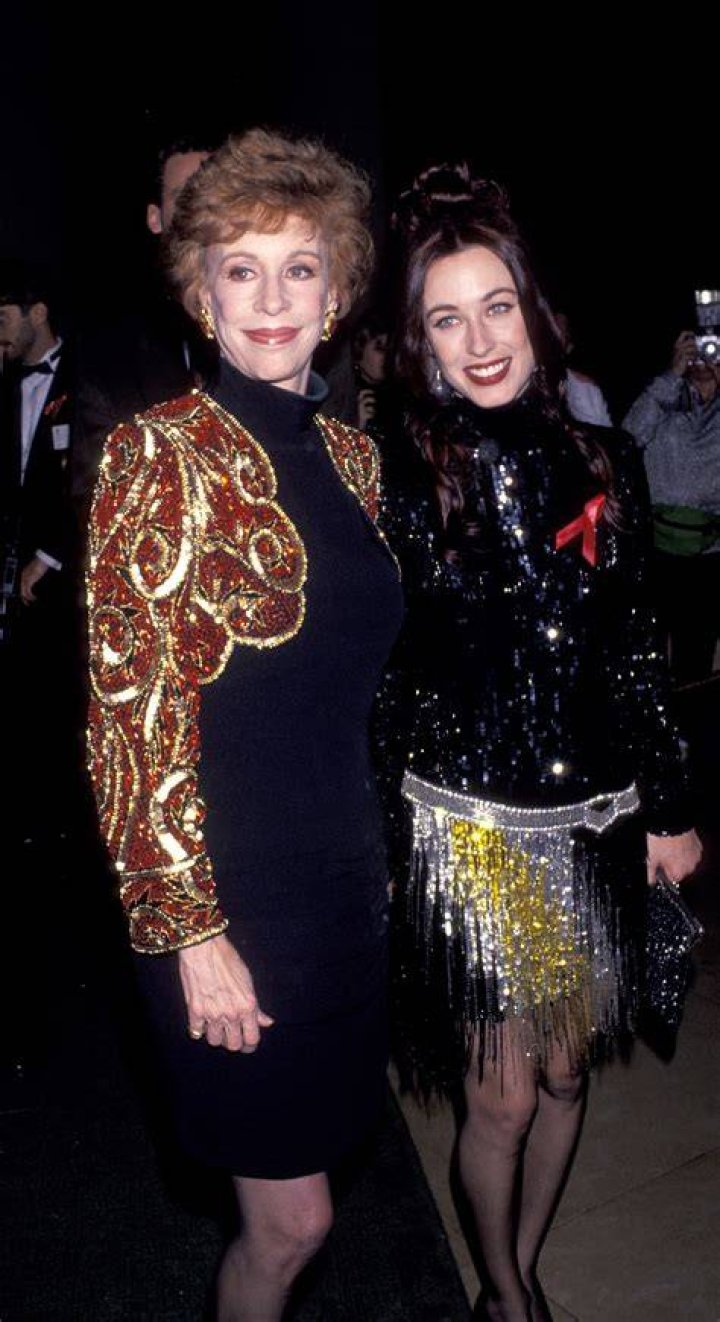 Carol Burnett and Erin Hamilton at the 50th Golden Globe Awards in Los Angeles in 1993 | Source: Getty Images