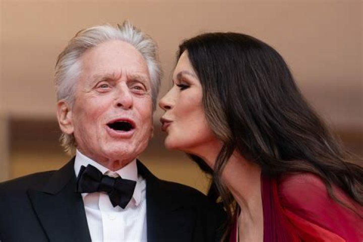 Catherine Zeta-Jones, Michael Douglas and Carys Zeta Douglas at the 76th annual Cannes film festival on May 16, 2023 in Cannes, France | Source: Getty Images