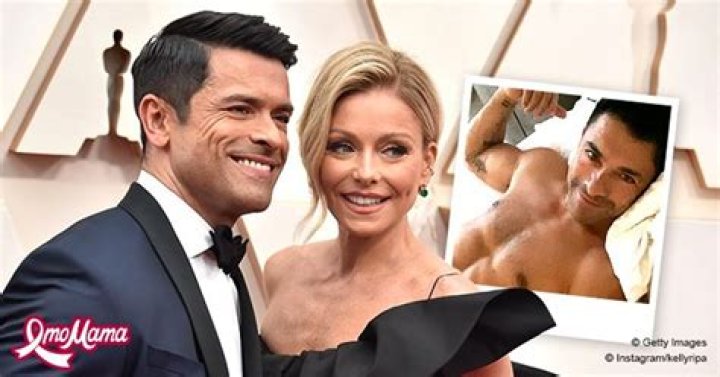 Check Out Kelly Ripa's Photo of Her Shirtless Husband Mark Consuelos Showing His Incredible Abs