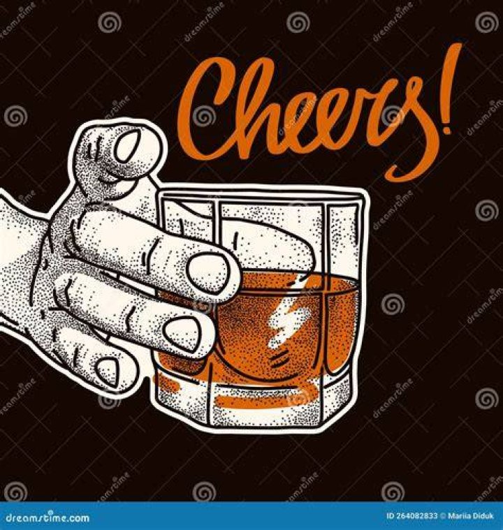 Cheers! Lilly toted a glass of rose in her hand