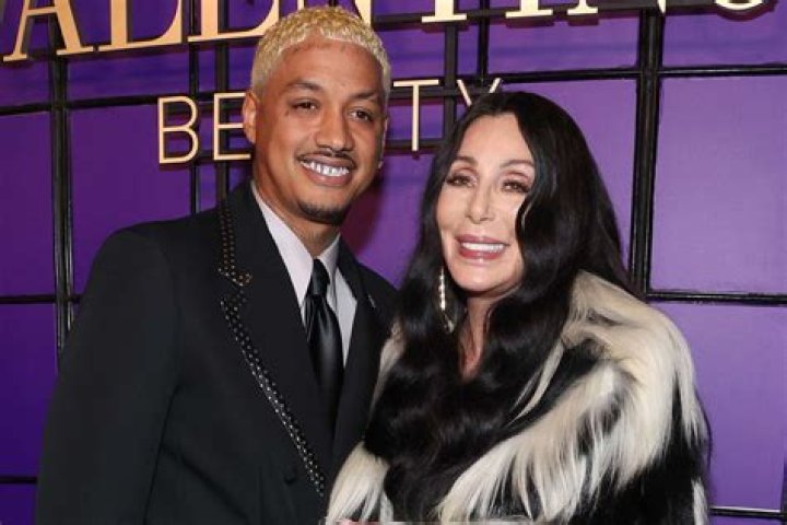 Cher and Alexander Edwards in West Hollywood, California on March 9, 2023 | Source: Getty Images