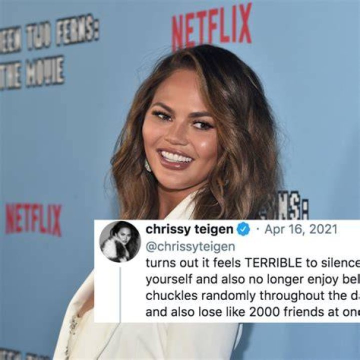 Chrissy Teigen blocks Twitter accounts linking her to Jeffrey Epstein