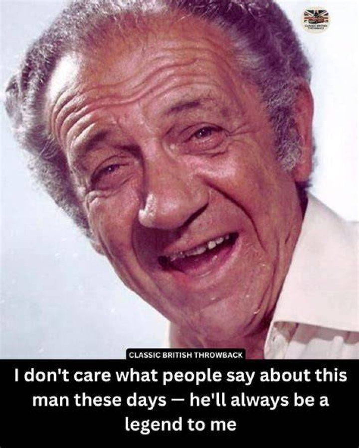 Comedy legend: These days, he has all but retired. He is pictured recently on Facebook