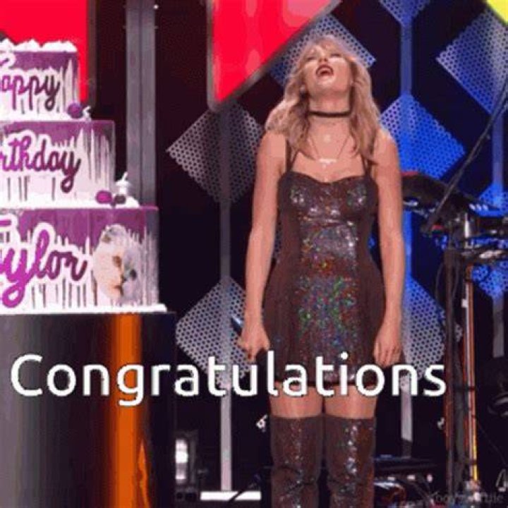 Congratulations! A host of Taylor's celebrity pals sent their well wishes in the comments