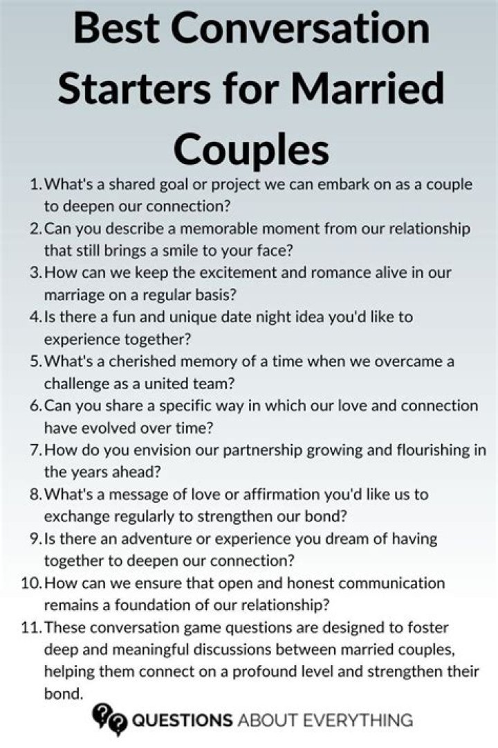Conversation: The married couple seemed relaxed as they passed the time in the line