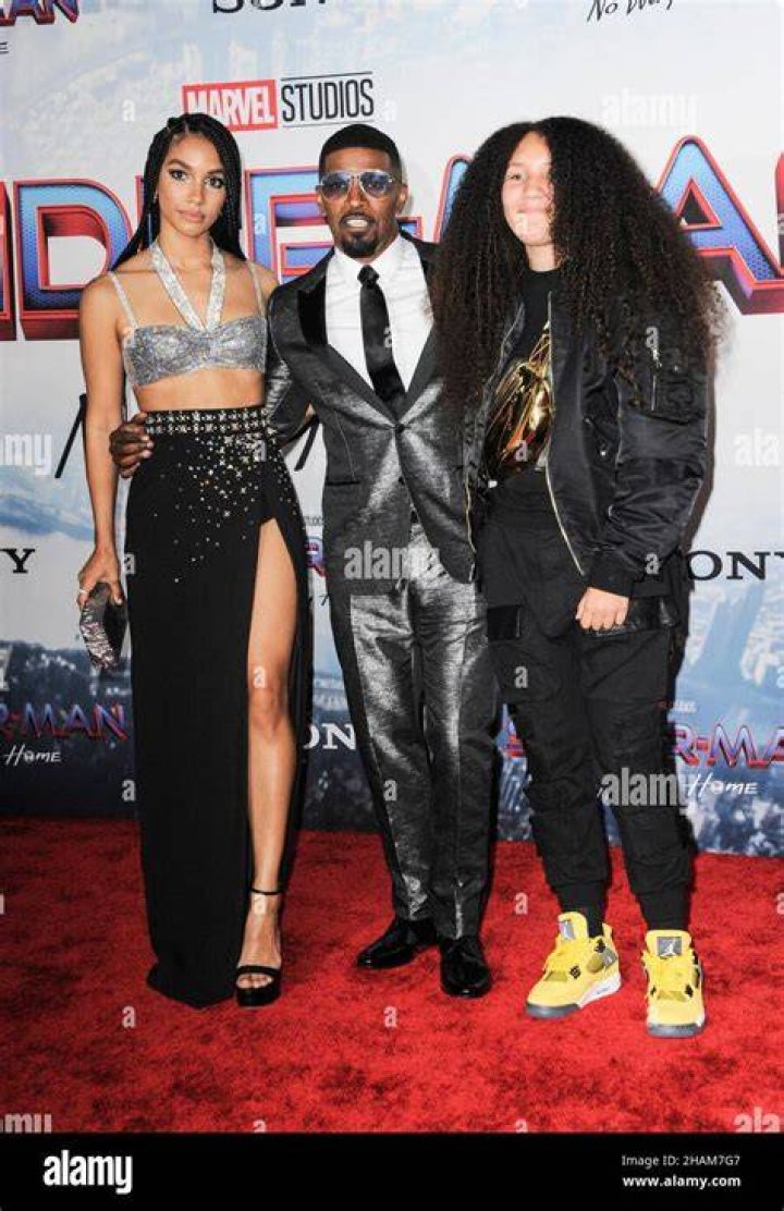 Corinne Foxx, Annalise Bishop and Jamie Foxx arrives at the 26th Annual Screen Actors Guild Awards at The Shrine Auditorium on January 19, 2020 in Los Angeles, California. | Source: Getty Images