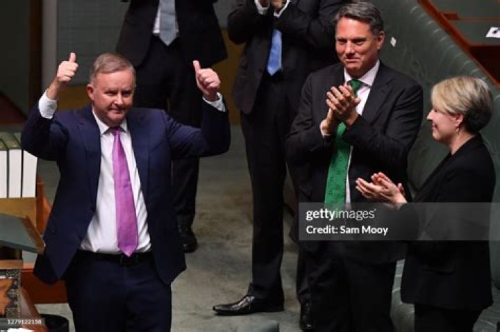 Covid-stricken Opposition Leader Anthony Albanese (pictured in isolation with his dog Toto) will spend the rest of week campaigning from home