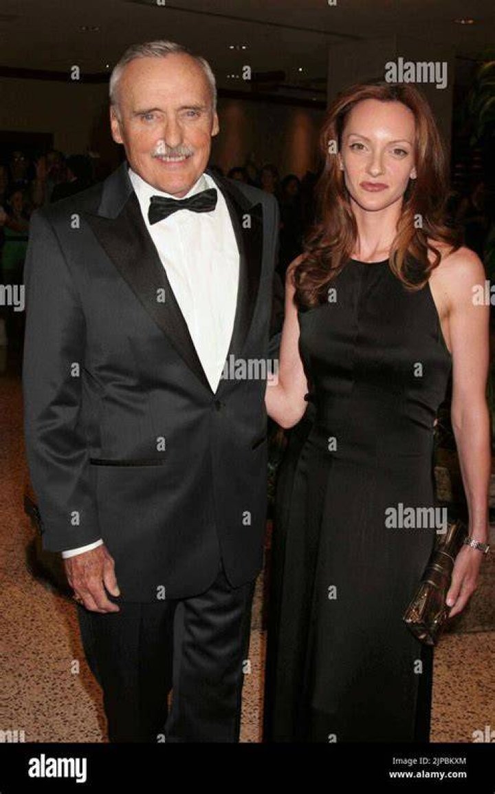 Dennis Hopper and Victoria Duffy during TEN - GM Rocks Award Season With Cars, Stars and Fashion - Red Carpet. | Source: Getty Images