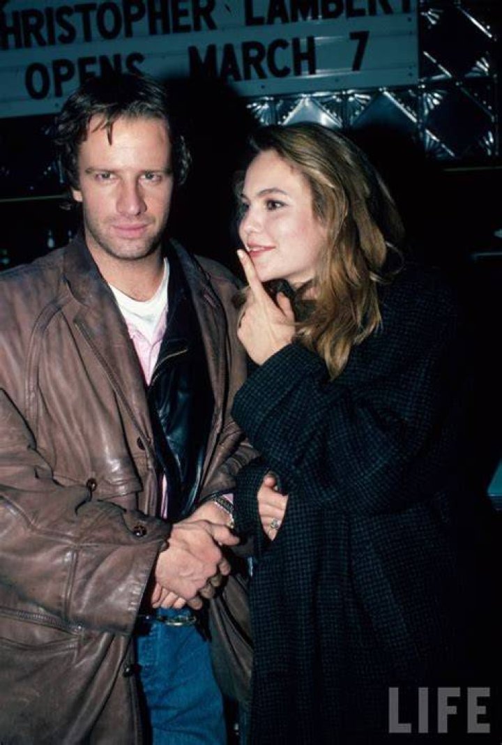 Diane Lane and Christopher Lambert during Los Angeles Premiere of "U2: Rattle & Hum" at Mann's Chinese Theater in Hollywood, California, United States. | Photo: Getty Images