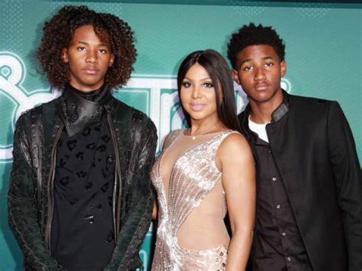 Diezel Braxton-Lewis and Toni Braxton at Michael B. Jordan's MBJAM at Dave & Buster's Hollywood, on July 27, 2019, in Hollywood, California | Source: Getty Images