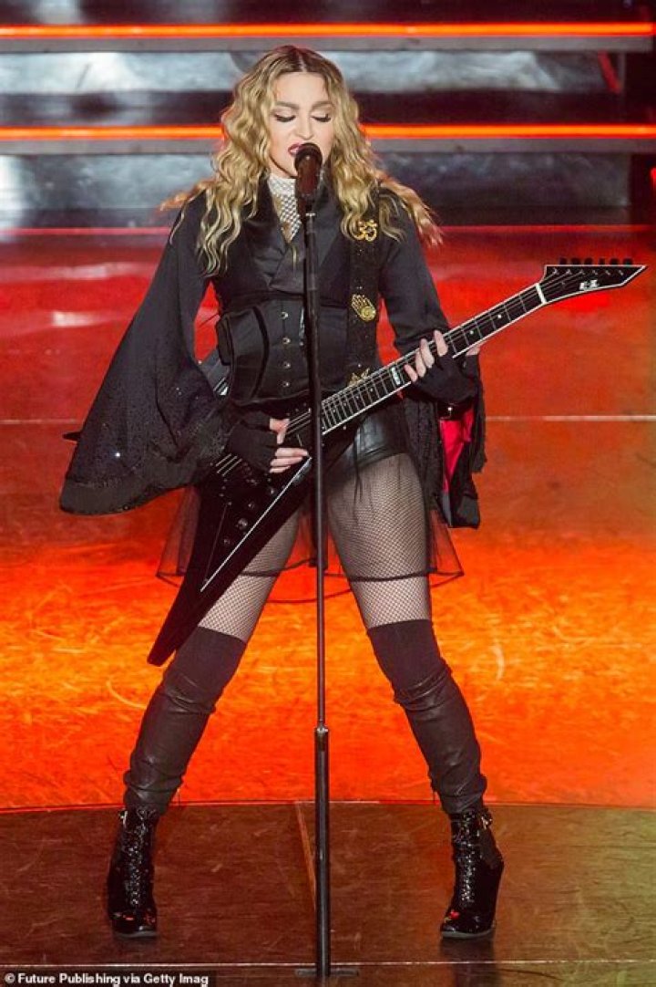 Doing good: Madonna auctioned off three polaroids later in the evening, raising over $100K, to benefit two LGBTQIA+ charities, Ali Forney Center and the Haus of US