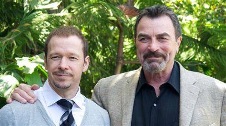 Donnie Wahlberg and Tom Selleck in Beverly Hills, California on June 6, 2012 | Source: Getty Images