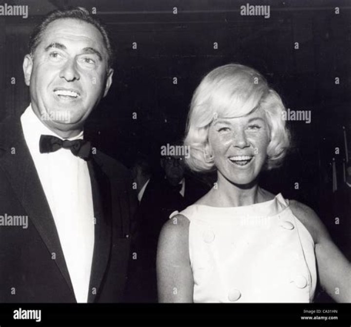 Doris Day with her fourth husband Barry Comden