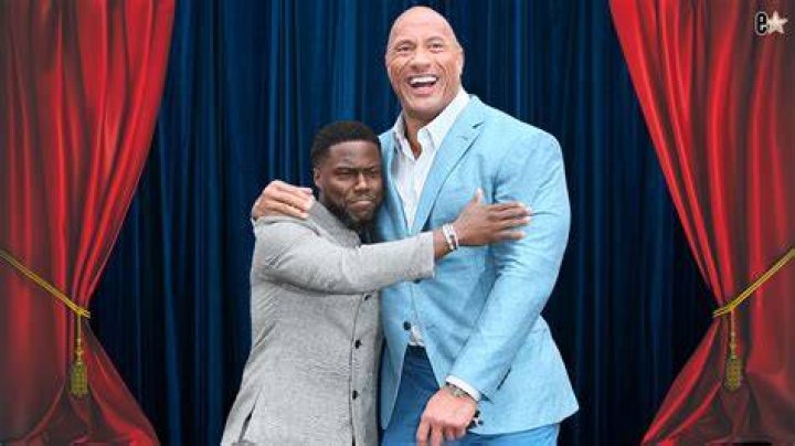 Dwayne Johnson and Kevin Hart at the "Jumanji" premiere/ Source: Getty Images
