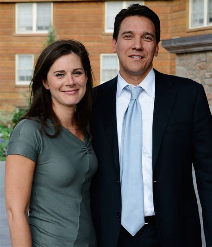 Erin Burnett and David Rubulotta during the Allen & Company Sun Valley Conference on July 10, 2012 in Sun Valley, Idaho. | Source: Getty Images