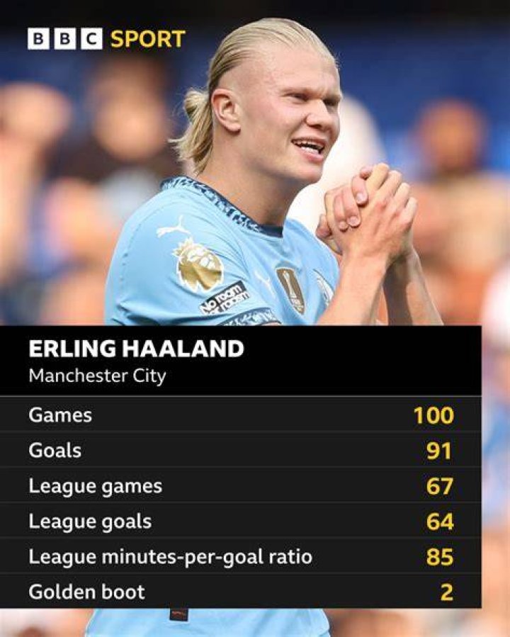 Erling Haaland stats Maudie Smalls