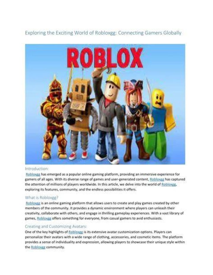 Exploring The Exciting World Of Roblox Nowgg