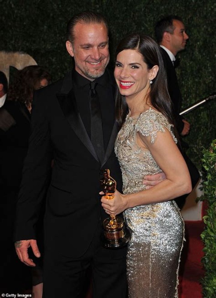 Famous ex: James famously cheated on Oscar winning actress Sandra Bullock, 58, bringing about the end of their five-year marriage in 2010; Pictured 2010