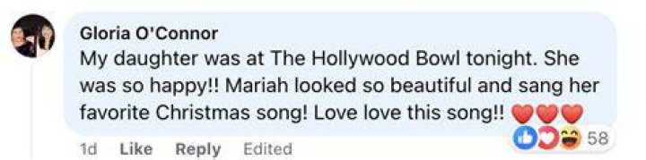 Fan commented, dated November 2023 | Source: Facebook/NewYorkPost